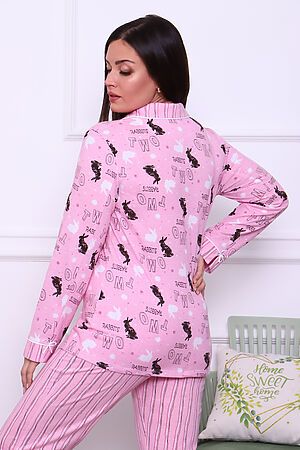 Пижама с брюками ПД-006В НАТАЛИ (Розовый) 33047 #874944