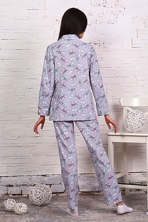 Пижама с брюками арт. ПД-006 НАТАЛИ (Кошки звезды и сердечки) 32207 #875496