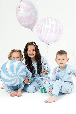 Детская пижама с брюками Степашка с начесом НАТАЛИ (Голубой) 32096 #875577