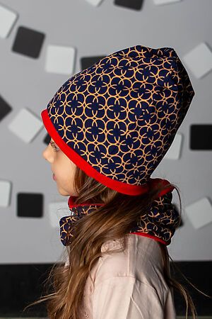 Комплект шапка и шарф Гуси НАТАЛИ (Красный) 31046 #876275