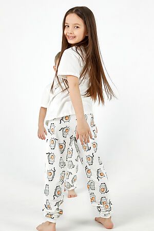 Детская пижама с брюками Фитнес Avocado НАТАЛИ (Белый) 25894 #878816