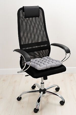 Подушка для мебели Bio-Line с гречневой лузгой PSG25 НАТАЛИ (Светло-серый) 24428 #879653
