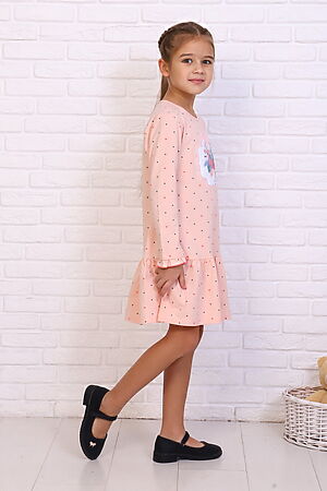 Платье Неженка Фламинго дл. рукав НАТАЛИ (Персиковый) 22035 #880832