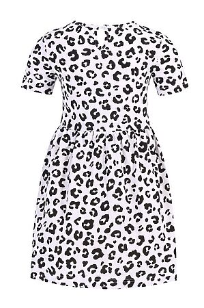 Платье АПРЕЛЬ (Черный леопард на белом) #883894