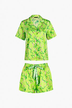 Домашняя пижама INDEFINI (Зелёный) 531400-3047TBD #883935