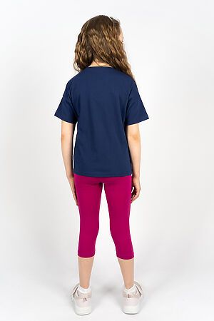 Костюм с бриджами 41104 (футболка+бриджи) НАТАЛИ (Синий/ягодный) 39373 #885489