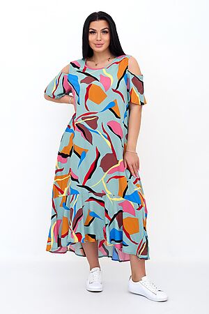 Платье LIKA DRESS (Мультиколор) 9392 #886139