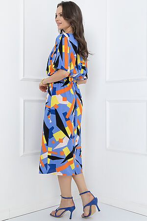 Платье BELLOVERA (Голубой, Жёлтый, Оранжевый) 33П5201 #886641