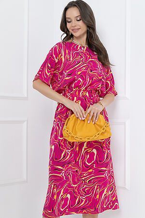 Платье BELLOVERA (Розовый, Жёлтый) 33П5204 #886644