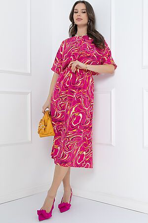 Платье BELLOVERA (Розовый, Жёлтый) 33П5204 #886644
