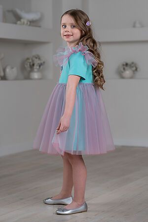Платье ALOLIKA (Бирюзовый) ТП-2301-5 #889641