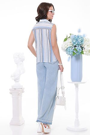 Блуза DSTREND (Серо-голубой) Б-1588-0197 #889964