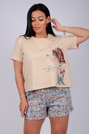 Пижама с шортами Шакира НАТАЛИ (В ассортименте) 40470 #890442