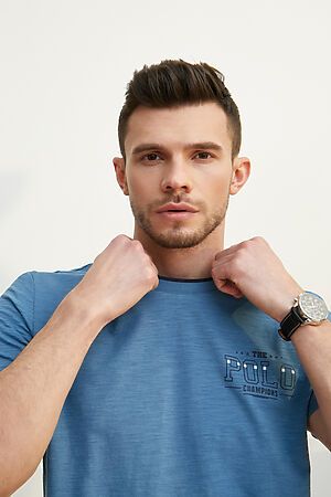 Футболка BeGood SS23MJ280 деним меланж НАТАЛИ 40216 #892075