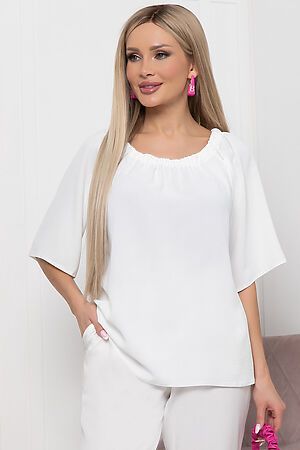 Блуза "Аксинья" LADY TAIGA (Вайт) Б5948 #893121