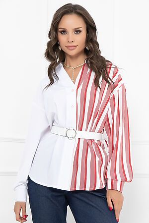 Блуза BELLOVERA (Белый, красный) 55Б5308 #893582