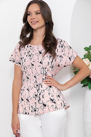 Блуза "Красотка" LADY TAIGA (Нежно-розовая) Б6054 #896609