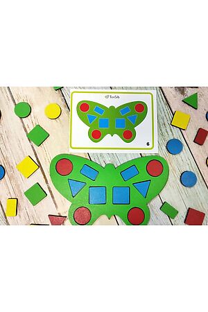 Сортер-мозаика Бабочки, арт. 07018 НАТАЛИ (В ассортименте) 41076 #897706
