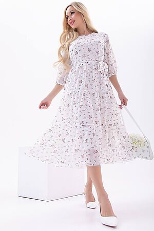 Платье "Виталина" LADY TAIGA (Цветы) П6098 #898481
