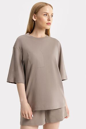 Комплект женский (футболка, шорты) MARK FORMELLE (Бежевый) 22/23587Ц-6 #898871
