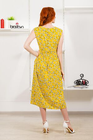 Платье BRASLAVA (Жёлтый белый цветы) 4805 #898873