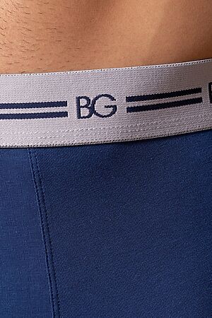 Трусы BeGood UM1201D Underwear 3 шт НАТАЛИ (Темно-синий/бургунди/синий) 35527 #899158