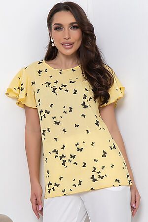 Блуза "Гайана" LADY TAIGA (Желтая) Б6776 #899721