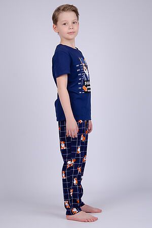 Пижама с брюками "ПД-137" корги НАТАЛИ (Мятный, чёрный) 41197 #900048