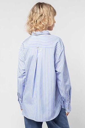 Блуза VILATTE (Белый-голубой) D29.786 #901980