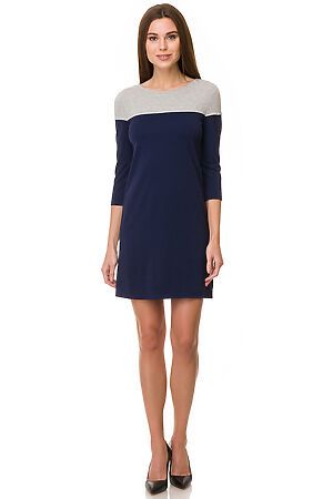 Платье GLOSS (Темно-синий/Серый) 22308-09 #90233