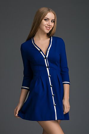 Платье MERSADA (Синий, белый) 87548 #902381
