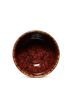 Пиала 100 мл керамическая с глазурью чашка с рисунком пиала для чайной... Nothing Shop (Малиново-красный, коричневый) 294668 #902387