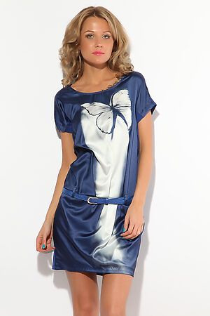 Платье "Достучаться до небес" MERSADA (Темно-синий, светло-серый) 310346 #902533