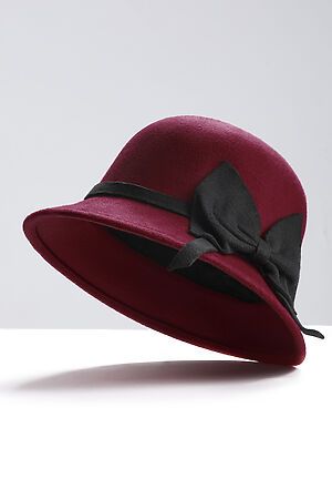 Шляпа "Мадемуазель Нитуш" Nothing Shop (Бордовый, черный,) 305404 #902682