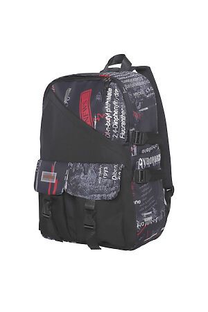 Молодежный рюкзак MERLIN ACROSS (Черно-красный) 12297 #905951