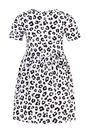 Платье АПРЕЛЬ (Черный леопард на белом) #907797