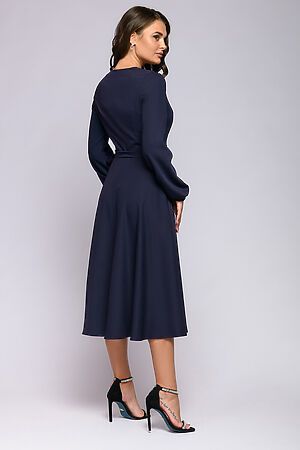 Платье 1001 DRESS, темно-синий (принт) 0101481BD #908562 купить с доставкой в интернет-магазине OptMoyo.ru