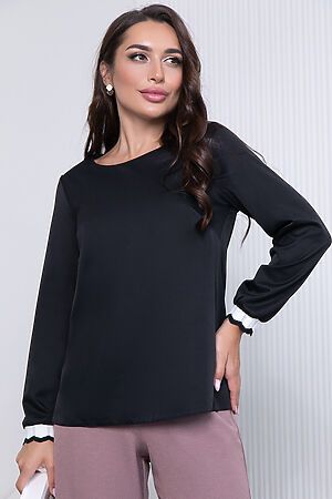 Блуза LADY TAIGA (Черный) Б7191 #909265