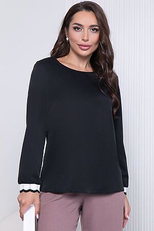 Блуза LADY TAIGA (Черный) Б7191 #909265