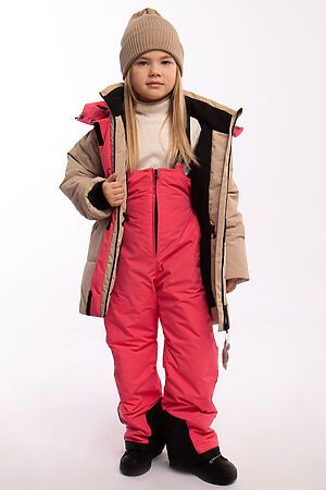 Комплект (Куртка+Полукомбинезон) BATIK (Бежевый/розовый) 424-24з-2 #910023