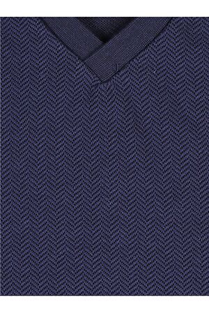 Комплект (жилет+брюки) АПРЕЛЬ (Твид темно-синий+ярко-синий) #910357