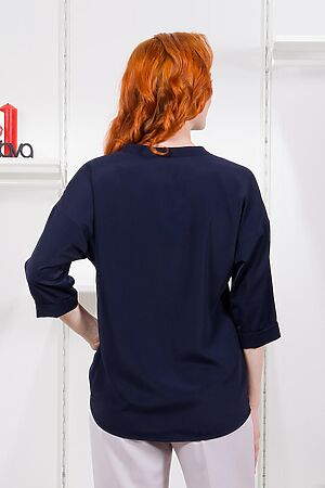 Блуза BRASLAVA (Тёмно-синий) 4244 #910665