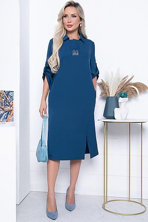 Платье "Сабина" LADY TAIGA (Джинс) П7120 #910993