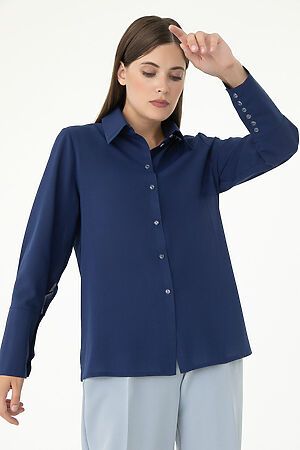 Блуза "Вернисаж" НЬЮ LADY TAIGA (Синяя) Б7134 #911671