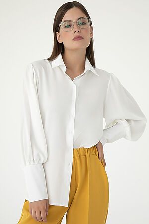 Блуза "Вернисаж" LADY TAIGA (Белая) Б7138 #911675