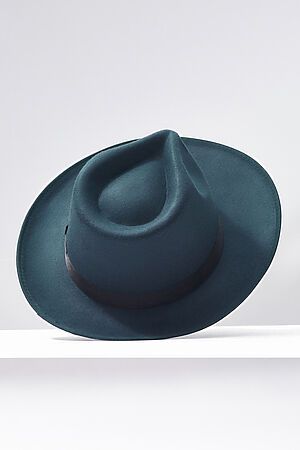 Шляпа "Блуберри" Nothing Shop (Сине-зеленый, черный) 291904 #912144