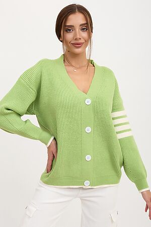 Жакет женский Полоса З LIKA DRESS (Зеленый) 9570 #916757