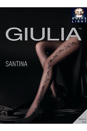 Колготки GIULIA (Черный) SANTINA 07 black #91691