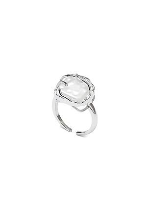 Кольцо с массивным камнем перстень крупное разомкнутое кольцо "Королевство... MERSADA (Серебристый, белый,) 311029 #925626