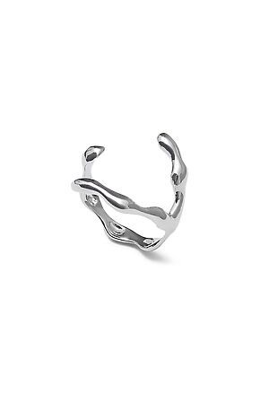 Кольцо оригинальное украшение на палец женское серебристое разомкнутое... MERSADA (Серебристый,) 311030 #925629
